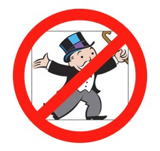 The Monopoly Man ruins friendships.